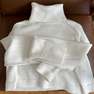 Zara cropped turtleneck sweater